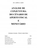 Analise de Conjuntura (Cenário de Aperto Fiscal)