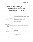A Lei Introdução às Normas do Direito Brasileiro