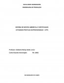 ESISTEMA DE GESTÃO AMBIENTAL E CERTIFICAÇÃO