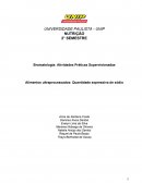 Atividades Práticas Supervisionadas Alimentos ultraprocessados: Quantidade expressiva de sódio