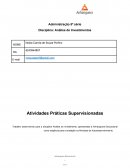 ATPS Análise de Investimentos 5° Semestre ADM