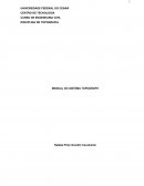 DISCIPLINA DE TOPOGRAFIA MANUAL DO SISTEMA TOPOGRAPH