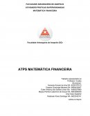 MATEMATICAS FINANCEIRAS ATPS