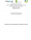 A  IMPORTÂNCIA DO CLIMA ORGANIZACIONAL NO AMBIENTE DE TRABALHO