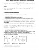 Medição de tensão elétrica, corrente elétrica e resistência elétrica