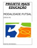 Projeto desportivo - Futsal