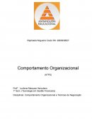 ATPS Comportamento Organizacional