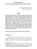 GESTÃO DE ESTOQUE: UM FATOR DE OBTENÇÃO DE LUCRO ATRAVÉS DE SUA EFICIÊNCIA