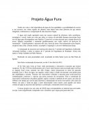 Projeto agua pura