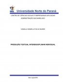 PRODUÇÃO TEXTUAL INTERDISCIPLINAR INDIVIDUAL