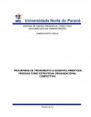 PROGRAMAS DE TREINAMENTO E DESENVOLVIMENTODE PESSOAS COMO ESTRATÉGIA ORGANIZACIONAL COMPETITIVA