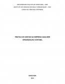 PRÁTICA DE GESTÃO NA EMPRESA - ORGANIZAÇÃO CONTÁBIL