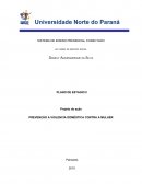 PREVENÇÃO A VIOLENCIA DOMÉSTICA CONTRA A MULHER