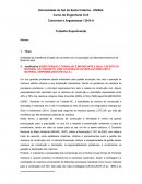 A Resistência à tração de concretos com incorporação de diferentes tamanhos de fibras de sisal.