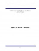 PRODUÇÃO TEXTUAL – INDIVIDUAL