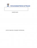 GESTÃO FINANCEIRA E ORÇAMENTO EMPRESARIAL