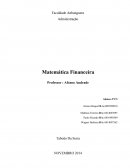 Faculdade Anhanguera Administração Matemática Financeira