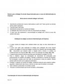 Roteiro para o Estágio Curricular Supervisionado para o curso de Administração de Empresa