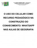 O CELULAR NA ESCOLA