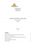 ATPS MATEMÁTICA APLICADA