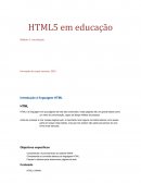 HTML 5 Intro