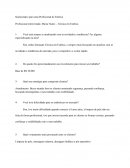 Questionario profissional da estetica