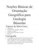 Noções Básicas de Orientação Geográfica para Geologia