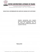 ENSAIO PARA A DETERMINAÇÃO DOS LIMITES DE LIQUIDEZ E DE PLASTICIDADE
