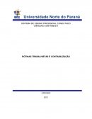 CIÊNCIAS CONTÁBEIS II ROTINAS TRABALHISTAS E CONTABILIZAÇÃO