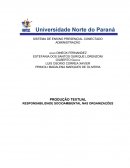 PRODUÇÃO TEXTUAL RESPONSABILIDADE SOCIOAMBIENTAL NAS ORGANIZAÇÕES