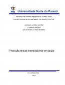 Produção textual Interdisciplinar em grupo