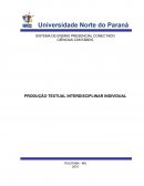          PRODUÇÃO TEXTUAL INTERDISCIPLINAR INDIVIDUAL