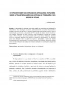 O Apresentador Nos Estudos De Jornalismo: Reflexões Sobre A Transformação Das Rotinas De Produção E No Modo De Atuar