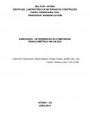 DETERMINAÇÃO DA COMPOSIÇÃO GRANULOMÉTRICA NM 248:2001