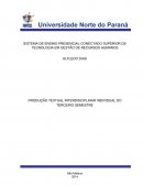 PRODUÇÃO TEXTUAL INTERDISCIPLINAR INDIVIDUAL DO TERCEIRO SEMESTRE