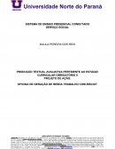 PROJETO DE AÇÃO: OFICINA DE GERAÇÃO DE RENDA TRABALHO COM BISCUIT