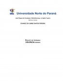 Projeto de pesquisa: VIOLÊNCIA infantil