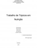 Tópicos em Nutrição - Nutrição Clínica