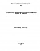 Consequências do descumprimento do contrato de compra e venda por parte das empreiteiras