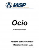 Ocio em espanhol