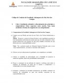 Código de Conduta da Faculdade Anhanguera de São José dos Campos