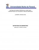 ESTRATÉGIA DE MARKETING - MERCADO E COMPETITIVIDADE