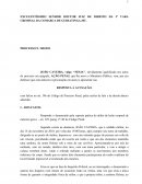 EXCELENTÍSSIMO SENHOR DOUTOR JUIZ DE DIREITO DA 3ª VARA CRIMINAL DA COMARCA DE GUIRATINGA-MT