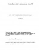 ETAPA 4 - AULA-TEMA: “AS RELAÇÕES JURÍDICAS SAÕ INFLUENCIADAS PELAS NORMAS JURIDICAS EXISTENTES OU AS RELAÇÕES JURIDICAS DERIVAM APENAS DAS RELAÇÕES SOCIAIS?”