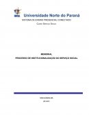 MEMORIAL PROCESSO DE INSTITUCIONALIZAÇÃO DO SERVIÇO SOCIAL
