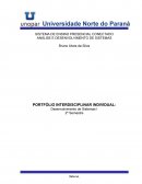 PORTFÓLIO INTERDISCIPLINAR INDIVIDUAL: Desenvolvimento de Sistemas I