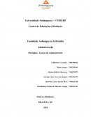 OS PERCUSSORES DA TEORIA GERAL DA ADMINISTRAÇÃO