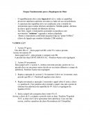 Etapas de Regulagem de Oboé
