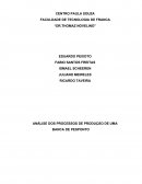 ANÁLISE DOS PROCESSOS DE PRODUÇÃO DE UMA BANCA DE PESPONTO