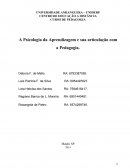 A Psicologia da Aprendizagem e sua articulação com a Pedagogia